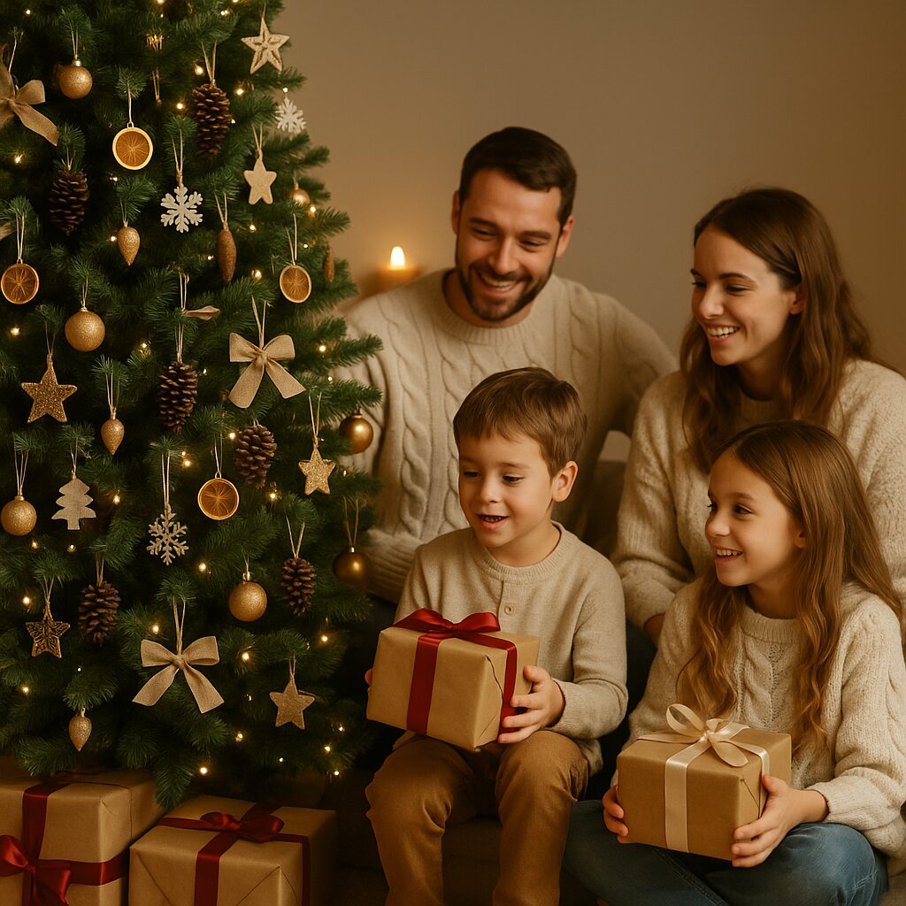 Ziemassvētku laiks kopā ar ģimeni.