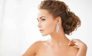 Eleganti sudraba garie auskari auskariem – pasākuma auskaru iedvesma no Dāvana4u.