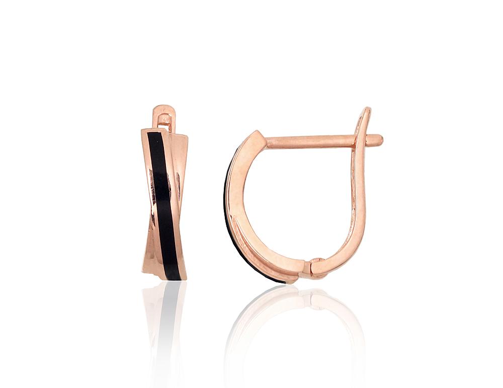 Zelta auskari, angļu slēdzis. 