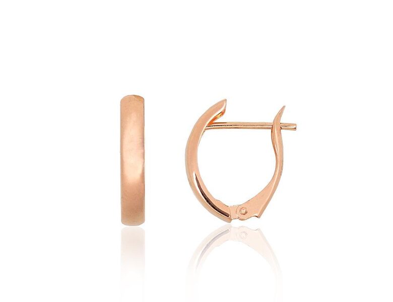 Zelta auskari ar “angļu” slēdzēju, Sarkanais Zelts 585°