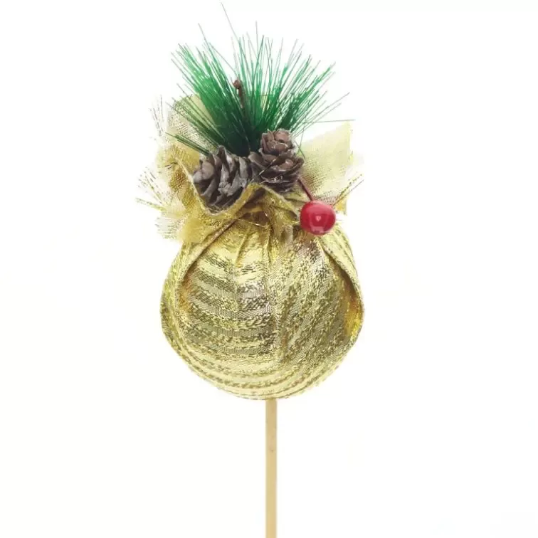 Christmas Decoration “Gold Bauble” on Stick 50 cm