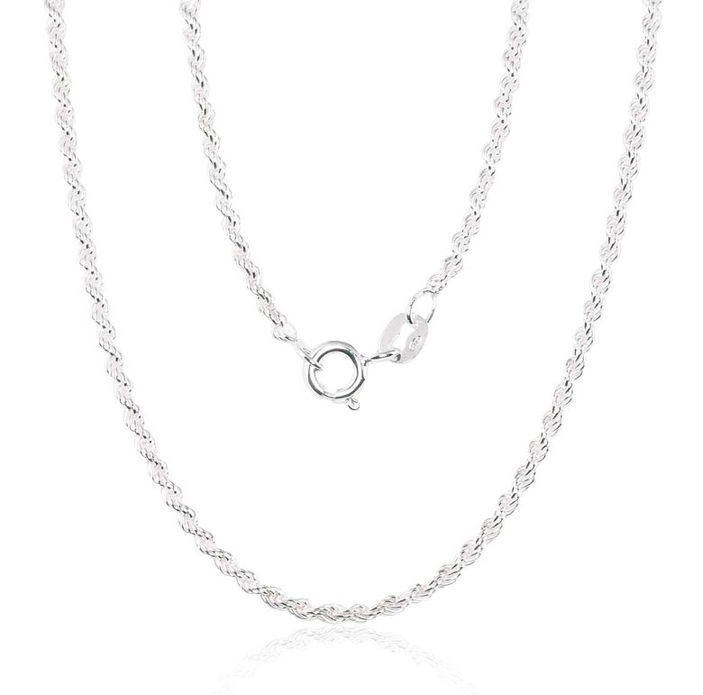 Sieviešu sudraba ķēdīte Tauvas pinums 2 mm, 925°, 50 cm