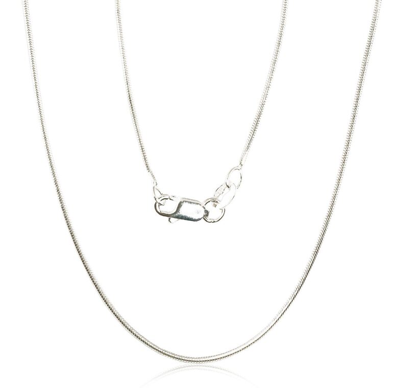 Sudraba ķēdīte Čūskiņa 1 mm, 45 cm, Sudrabs 925°