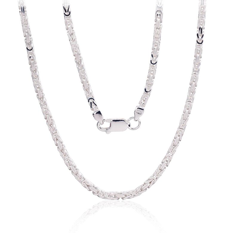 Sudraba ķēdīte Bizantija 2.5 mm (45 cm), Sudrabs 925°