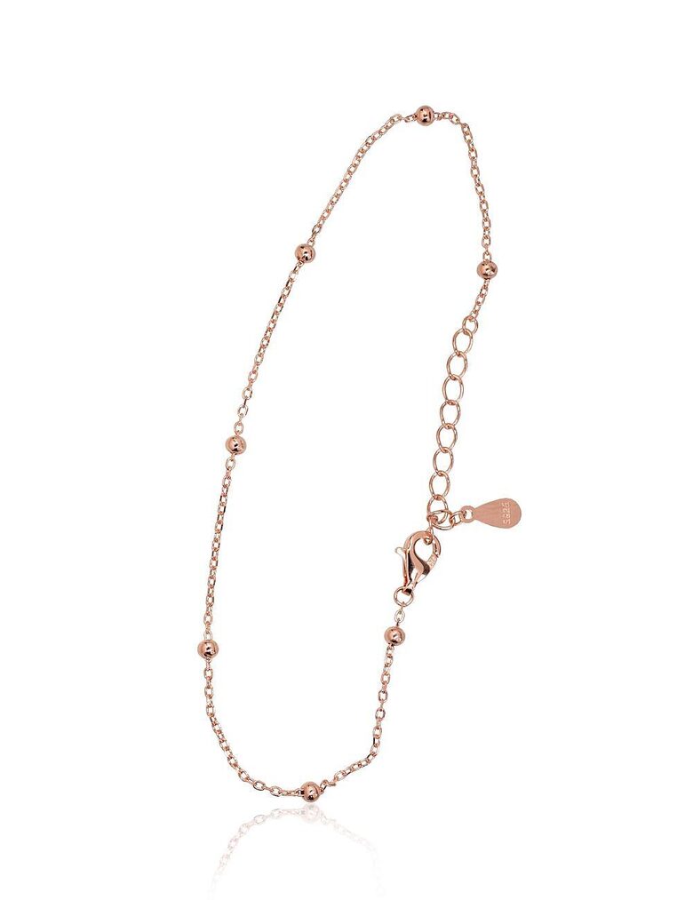 Sudraba aproce, 925° sudrabs, sarkanā zelta pārklājums, 17 izm.