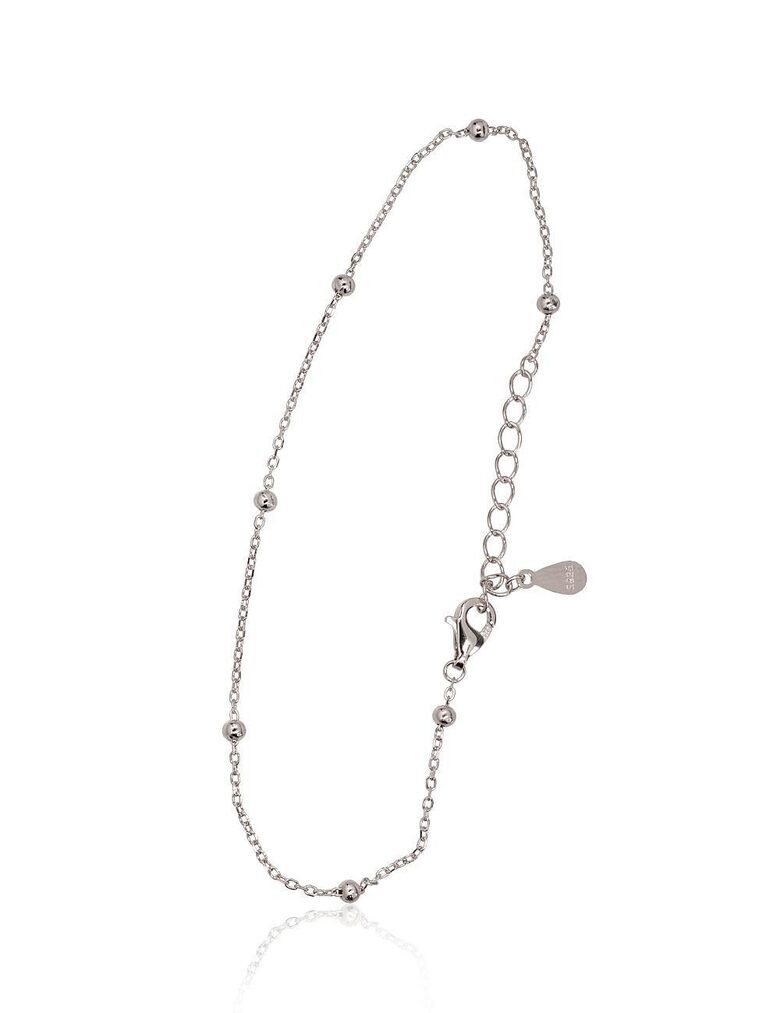 Серебряный браслет, серебро 925°, родиевое покрытие, размер 17