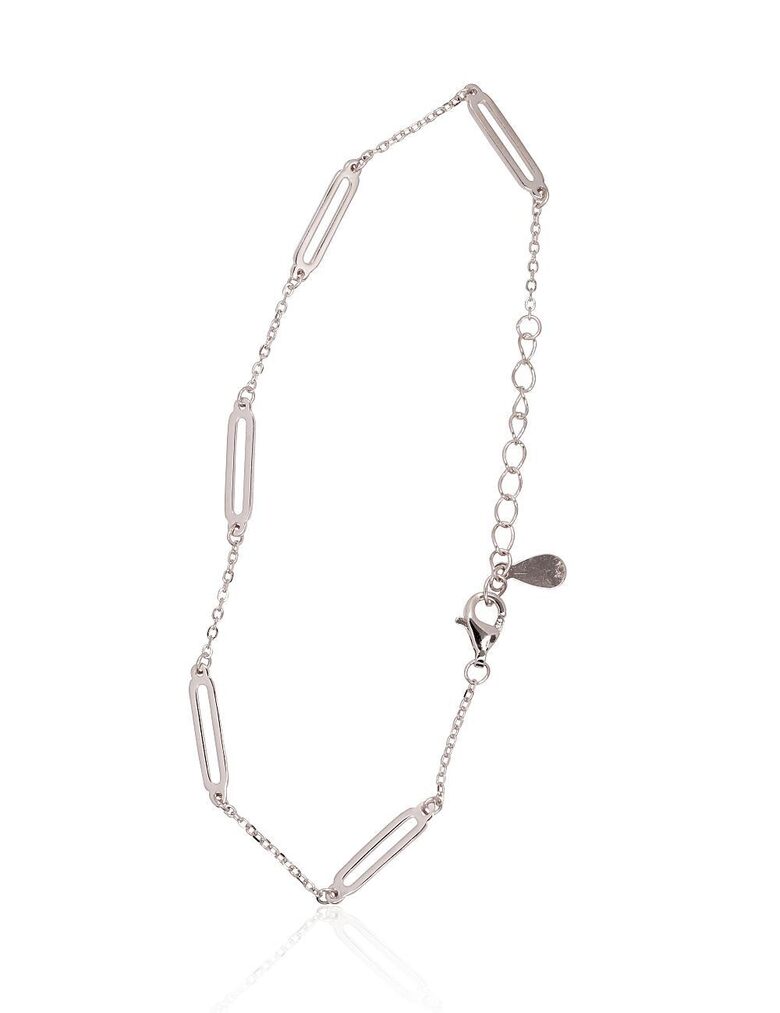 Серебряный браслет, серебро 925°, родиевое покрытие, размер 17