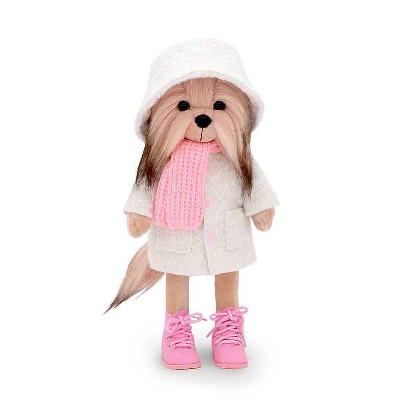 Mīkstā rotaļlieta sunītis Lucky Doggy Lucky Yoyo “Fashion Winter”, 38 cm