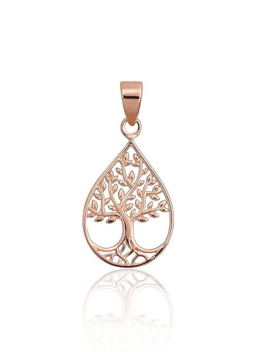 Zelta kulons Dzīvības koks, sarkanais zelts 585° – 23 mm