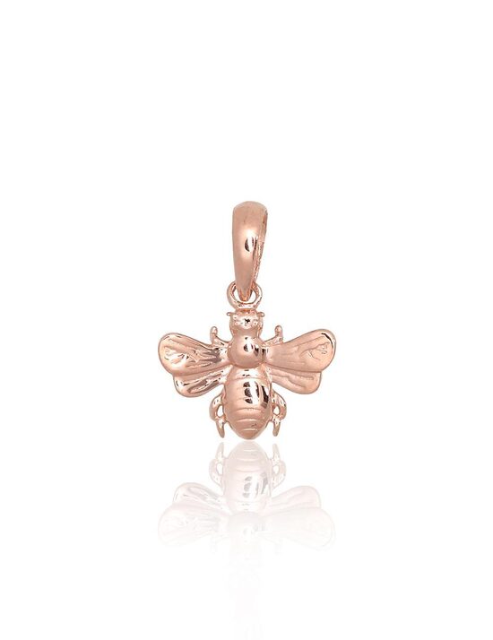 Золотой кулон Пчёлка, 585° красное золото