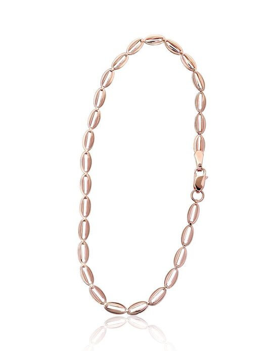 Золотой браслет, Красное Золото 585°, 18 см