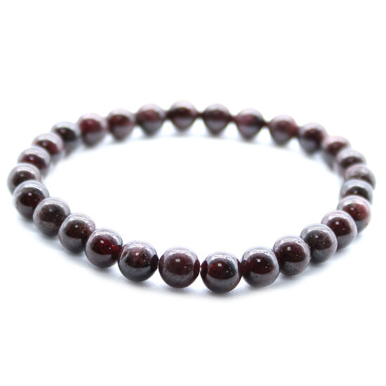 Apyrankė su natūraliu Kraujo granatu 8 mm – Power Bracelet