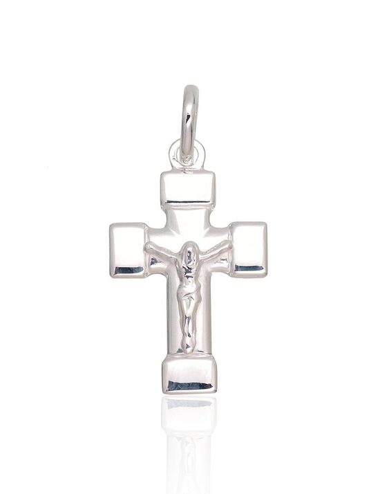 Silver Cross Pendant, 925 Sterling Silver