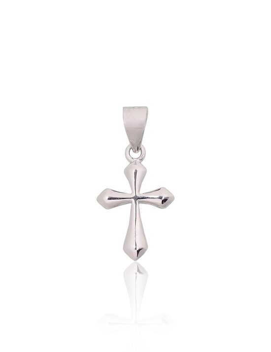 Sudraba kulons Krustiņš, 925°, rodija pārklājums, 20 mm