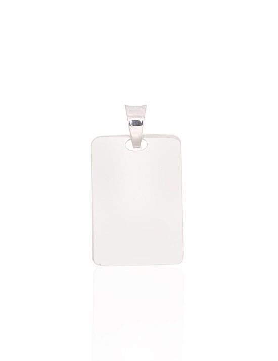 Men’s Silver Pendant – 925 Sterling Silver, 28 mm