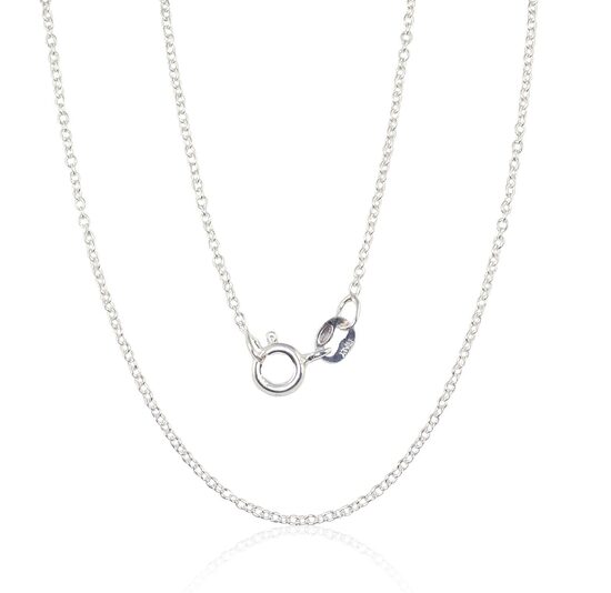 Kids’ Silver Chain “Anchor” 1 mm, Sterling Silver 925°, 40 cm