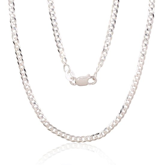 Sidabrinė grandinėlė „Cartier“ 2,5 mm, deimantinis pjovimas, 925 sidabras, 70 cm