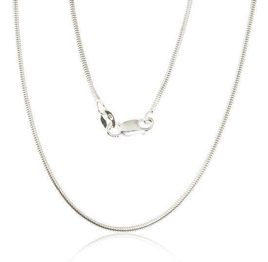 Sidabrinė grandinėlė „Snake“ 1,5 mm, 925 sidabras, 45 cm