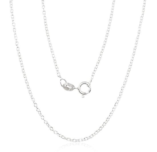 Серебряная цепочка круглого якорного плетения 1.1 мм, серебро 925°, 55 см