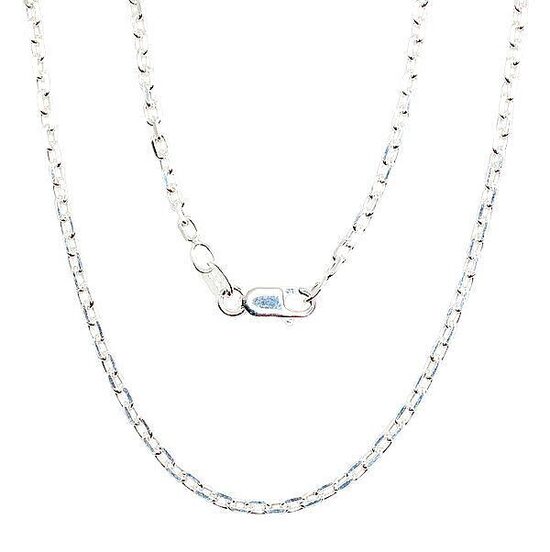 Sudraba ķēdīte “Enkurs” 2.1 mm ar dimantu apstrādājumu, 925° sudrabs, 45 cm
