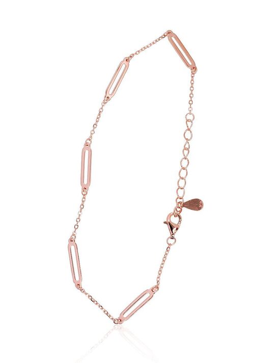 Sudraba aproce, 925° sudrabs, sarkanā zelta pārklājums, 17 izm.