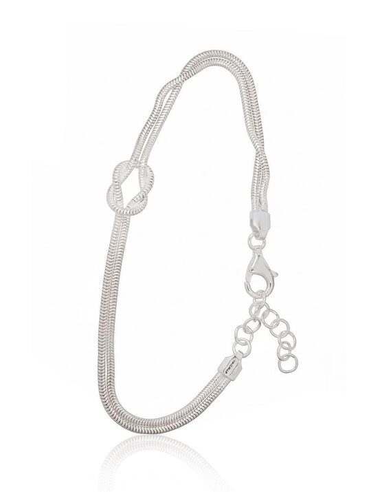 Sterling Silver Bracelet, 925 Silver, 17 cm