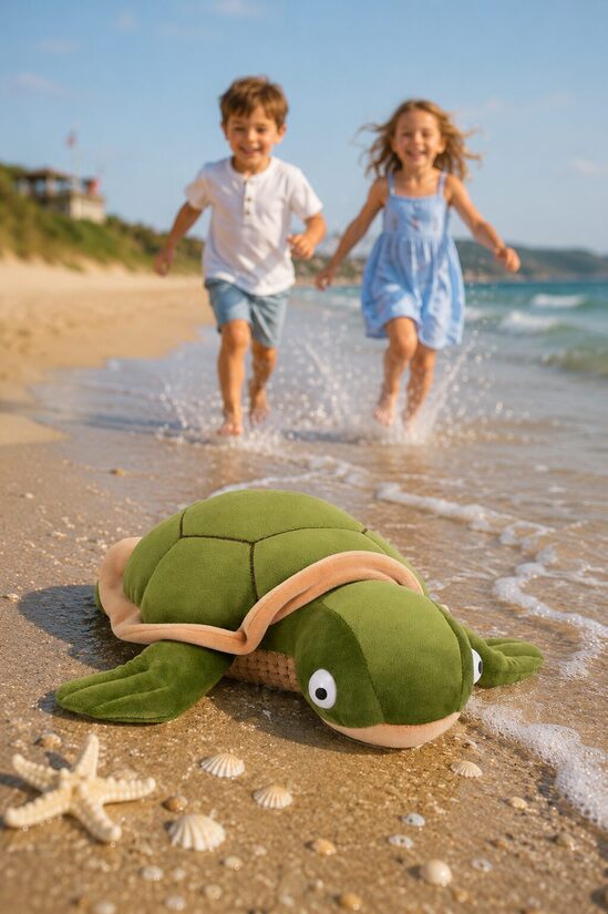 Pliušinis vėžlys vaikams 30 cm – minkštas Ocean žaislas