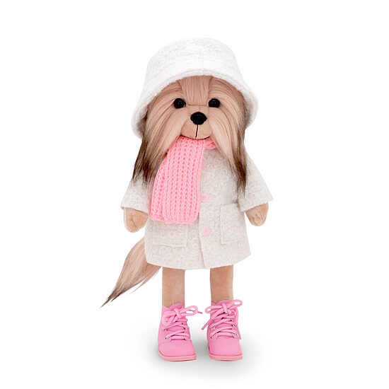 Mīkstā rotaļlieta sunītis Lucky Doggy Lucky Yoyo “Fashion Winter”, 38 cm