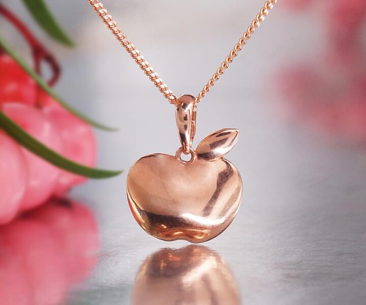 Золотой кулон , Красное Золото 585°