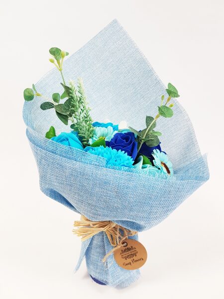 Muilo Gėlių Puokštė - Mėlyna