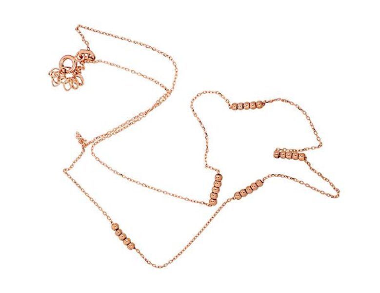 Sarkanā Zelta Kaklarota ar Regulējamu Garumu (Au-R)