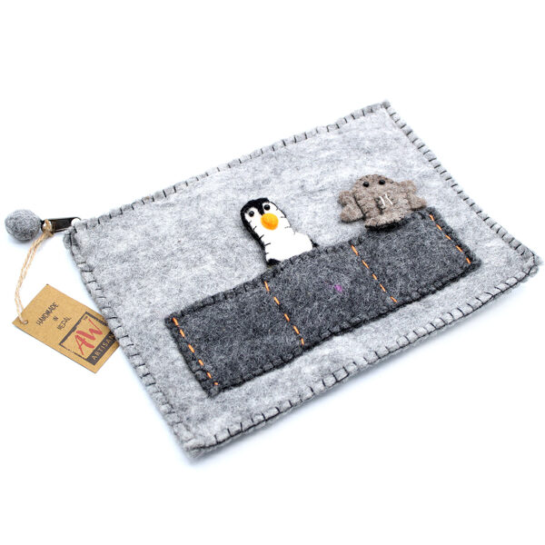 Children's Storage Purse: Adorable Animal Dolls in Soft Pouches