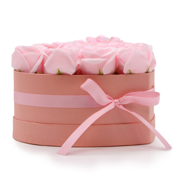 Pink Heart Bath Flower Box - GSFB