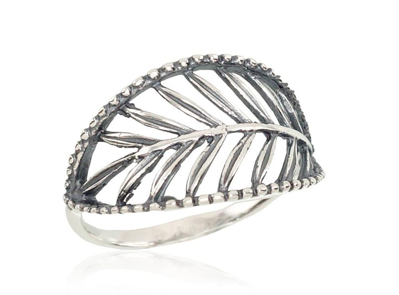 Sudraba gredzens , Sudrabs 925°, oksids (pārklājums), 19