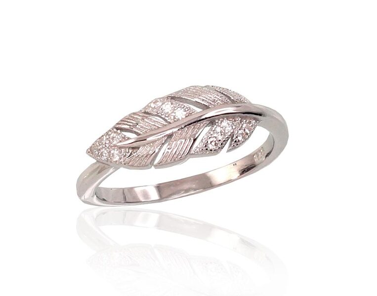 Sudraba gredzens , Sudrabs 925°, rodijs (pārklājums), Cirkoni  16.5