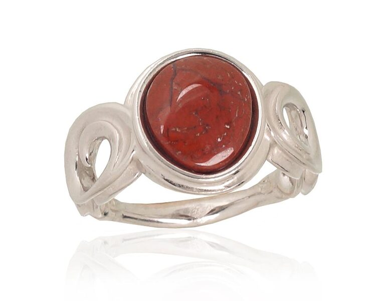 Sidabrinis Žiedas su Jašma, 17,5 dydis