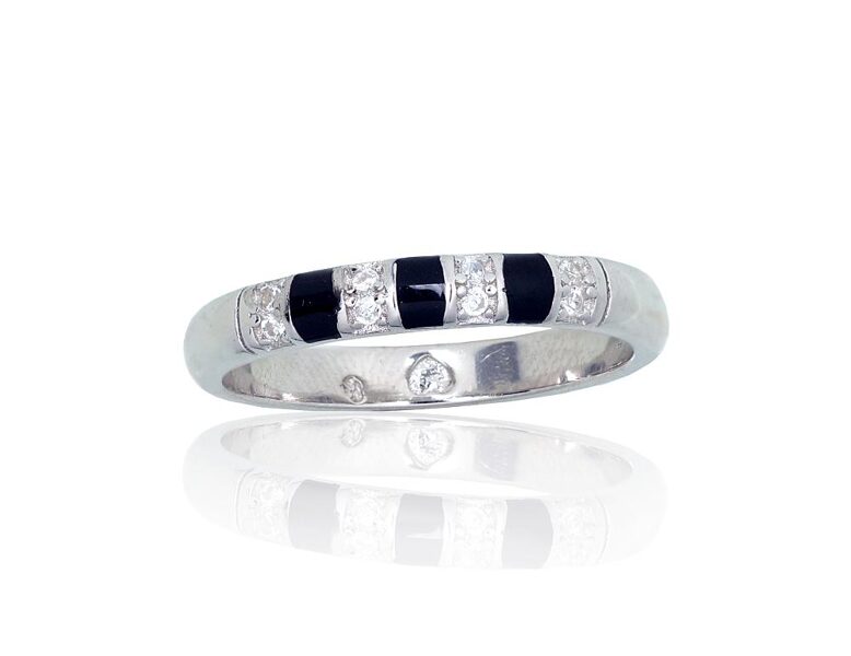 Sudraba gredzens ar Cirkoniem, 15,5 izm. 