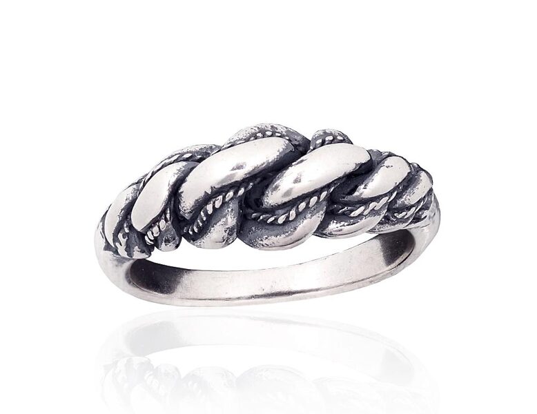 Серебряное кольцо Имениекса, 925°, оксид, ручная работа, размер 21.5