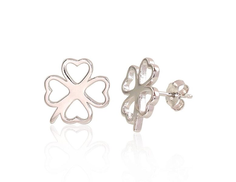 Sudraba auskari-nagliņas, 925° sudrabs ar rodija pārklājumu