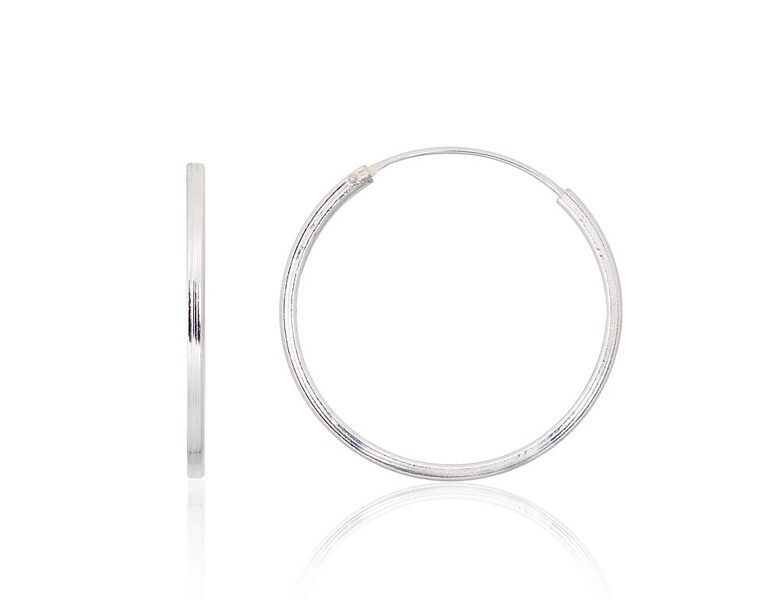 Sudraba auskari-riņķīši 25 mm – 925°