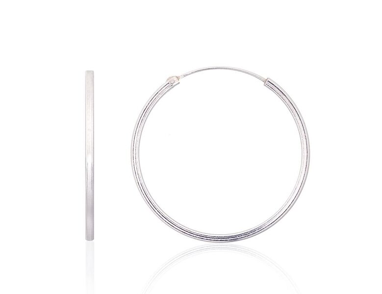 Sudraba auskari-riņķīši – 925°, 30 mm