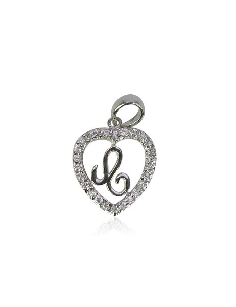 Sudraba kulons , Sudrabs 925°, rodijs (pārklājums), Cirkoni 