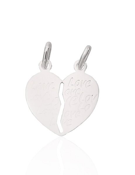 Sudraba kulons "Sirds LOVE"