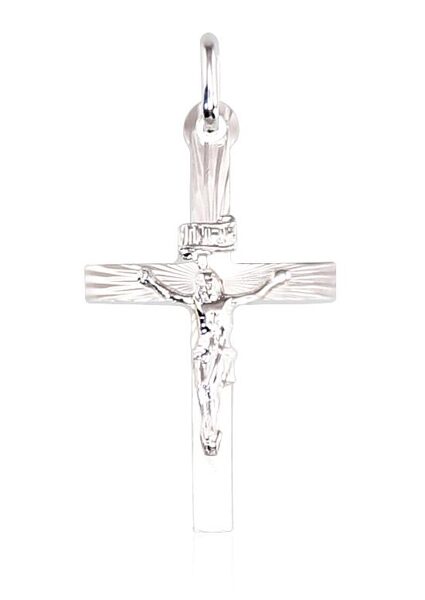 Серебряный кулон Крестик 34 мм, Серебро 925°