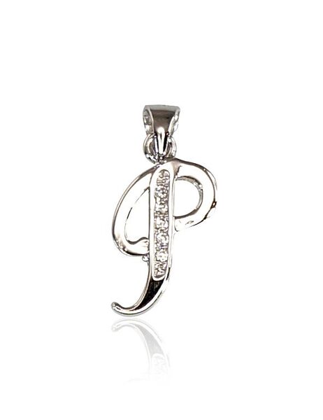 Sudraba kulons burts ar cirkoniem , Sudrabs 925°, rodijs (pārklājums) 