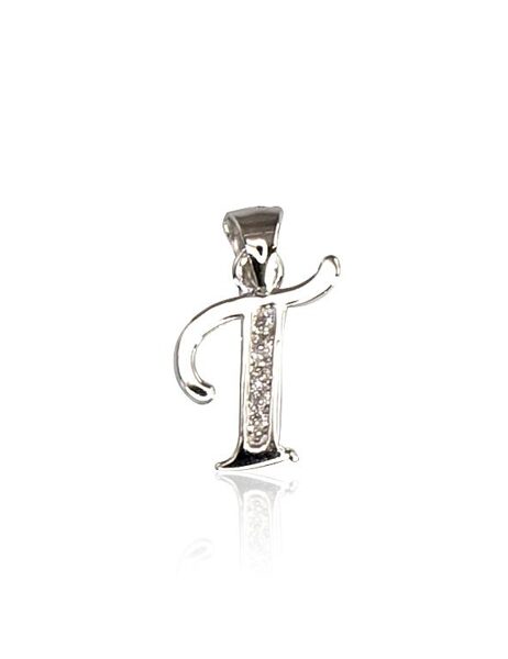 Sudraba kulons burts ar cirkoniem, Sudrabs 925°, rodijs (pārklājums)