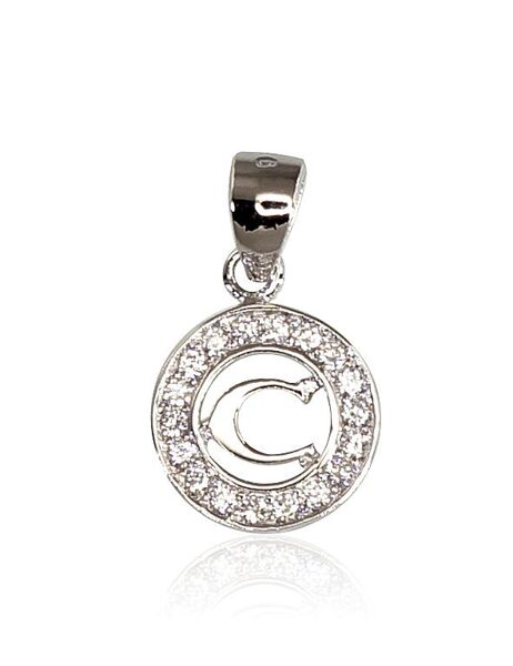 Sudraba kulons burti , Sudrabs 925°, rodijs (pārklājums), Cirkoni 