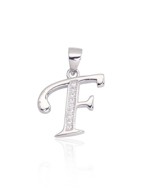 Sudraba kulons Burts F, Sudrabs 925°, rodijs (pārklājums), Cirkoni 