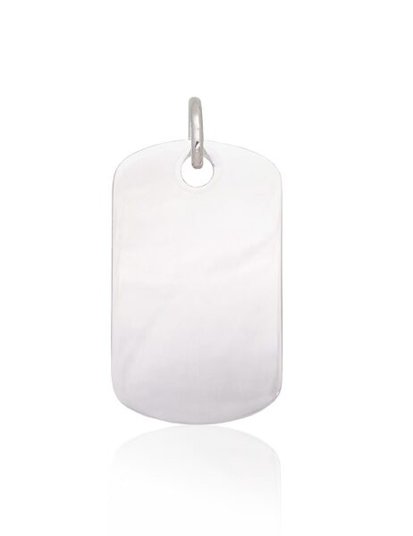 Men’s Silver Pendant “Dog Tag” – 925°, 4.3 g