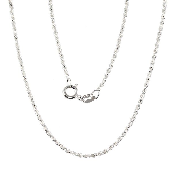 Children's Silver Chain “Rope” 1.3 mm, Sterling Silver 925°, 40 cm